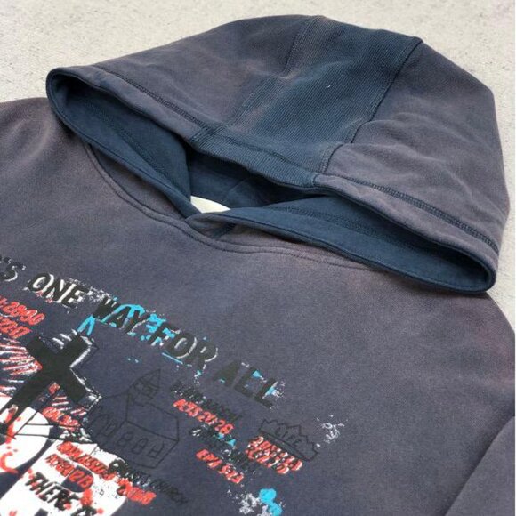 RIVINGTON ROI REBIS 123 Grey Hoodie - Picture 3 of 5